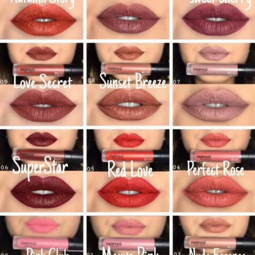 Farmasi Matte Liquid Lippies